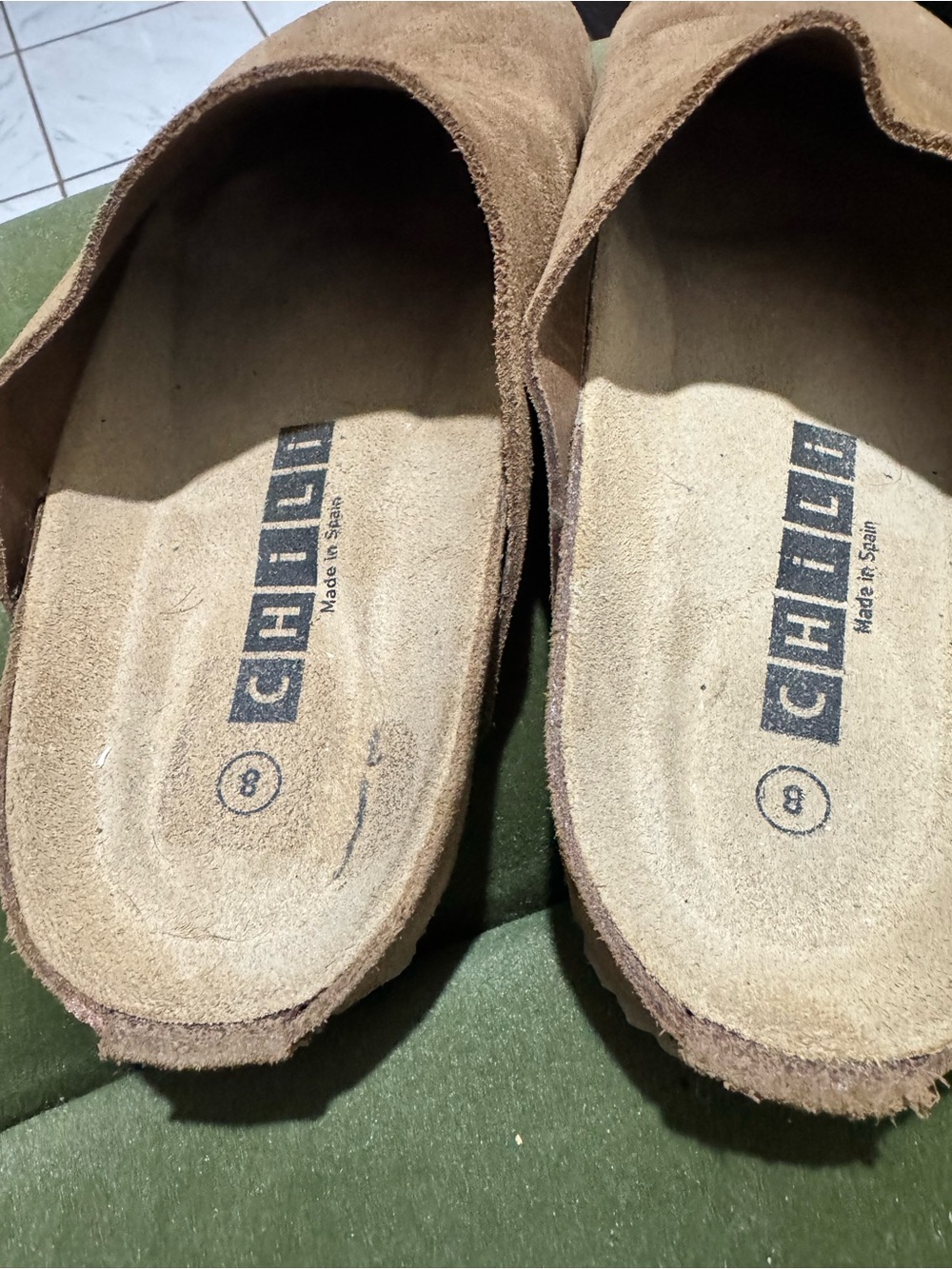 CHILLI Brown Suede Slip-On Mules - Picture 3 of 5